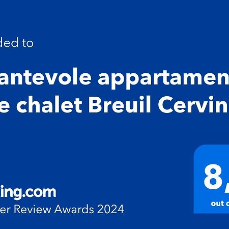 Incantevole Appartamento Stile Chalet Breuil Cervinia Экстерьер фото